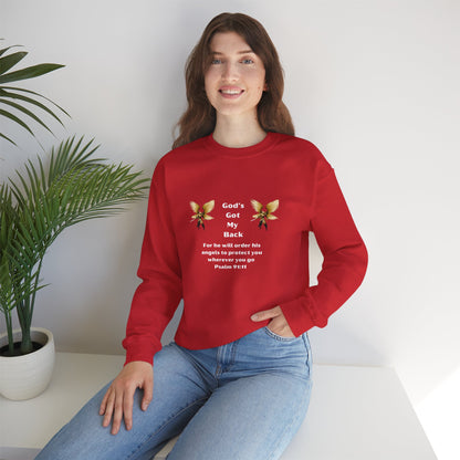 God's Got  My Back Crewneck Sweatshirt
