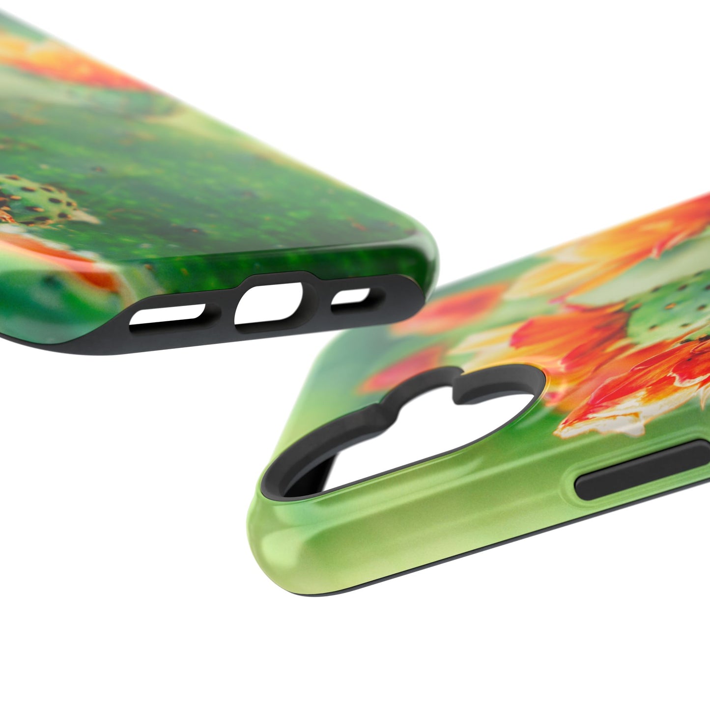 Cactus Bloom Phone Case — Impact-Resistant Floral iPhone Cover