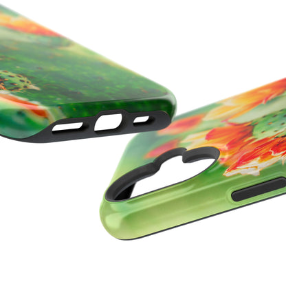 Cactus Bloom Phone Case — Impact-Resistant Floral iPhone Cover