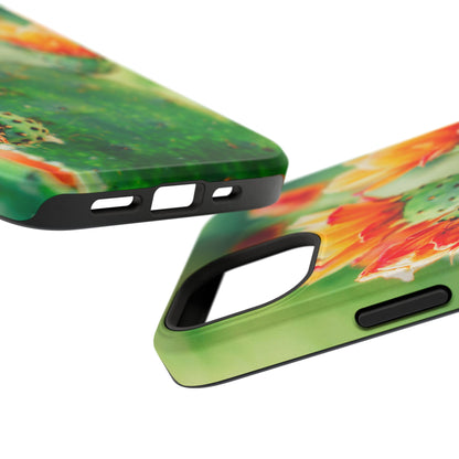 Cactus Bloom Phone Case — Impact-Resistant Floral iPhone Cover