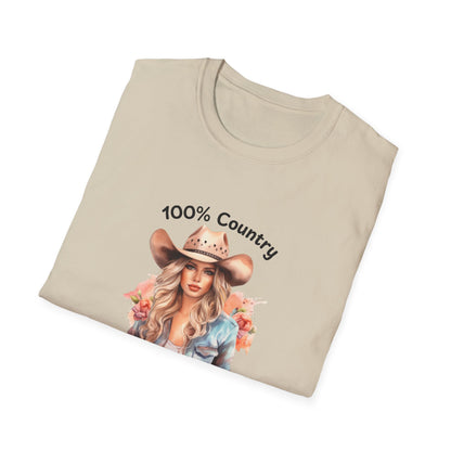 100% Country Softstyle T-Shirt