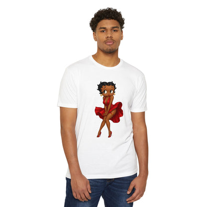 Betty Boop2 — Red Dress Retro Graphic Tee