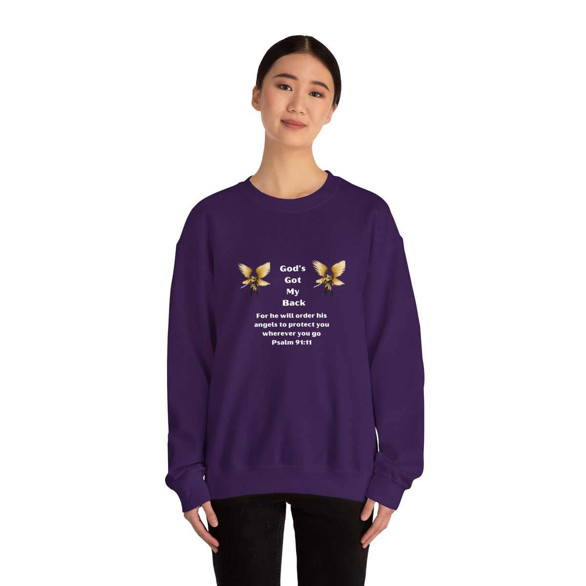 God's Got  My Back Crewneck Sweatshirt