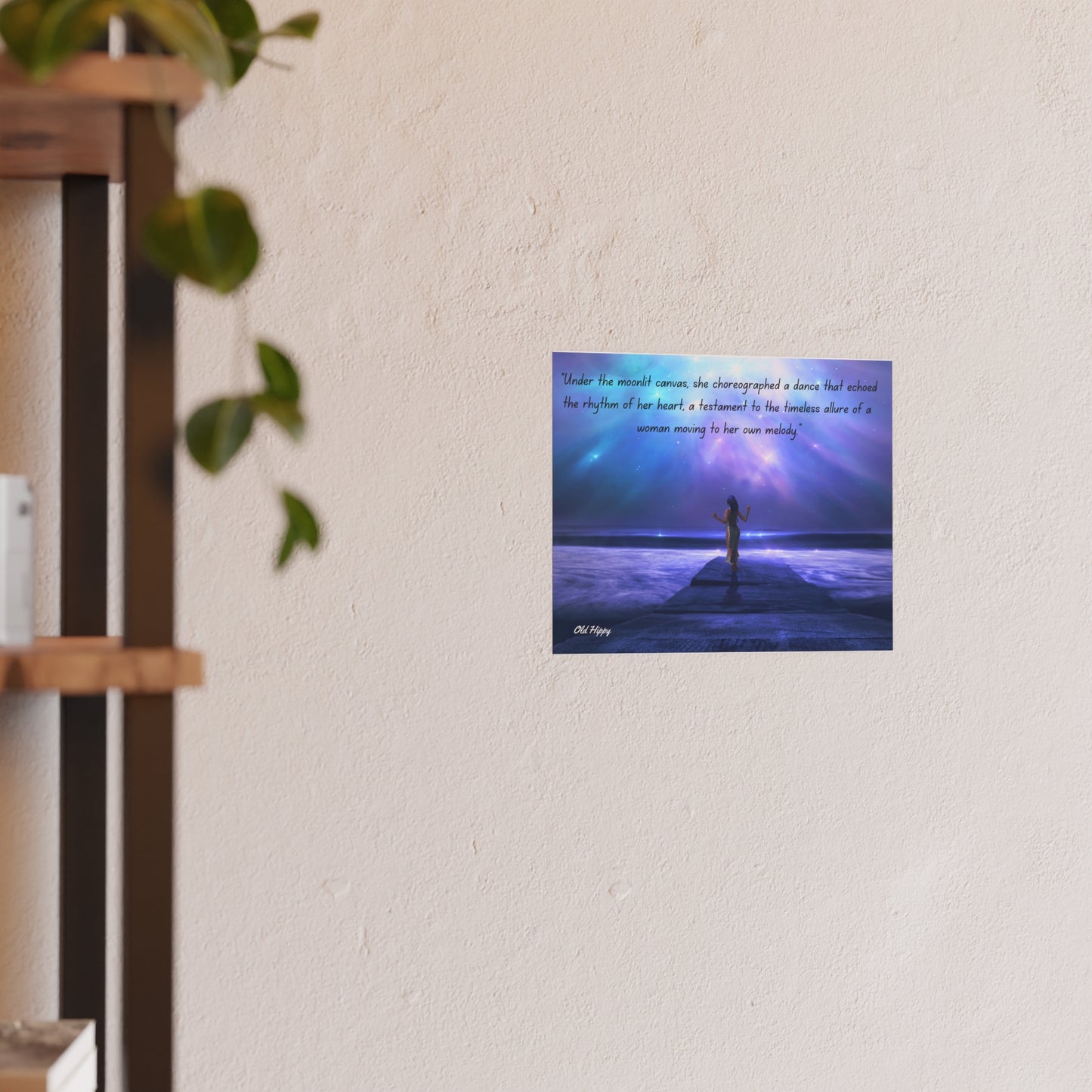 Moving to Her Own Melody Satin and Archival Matte Poster