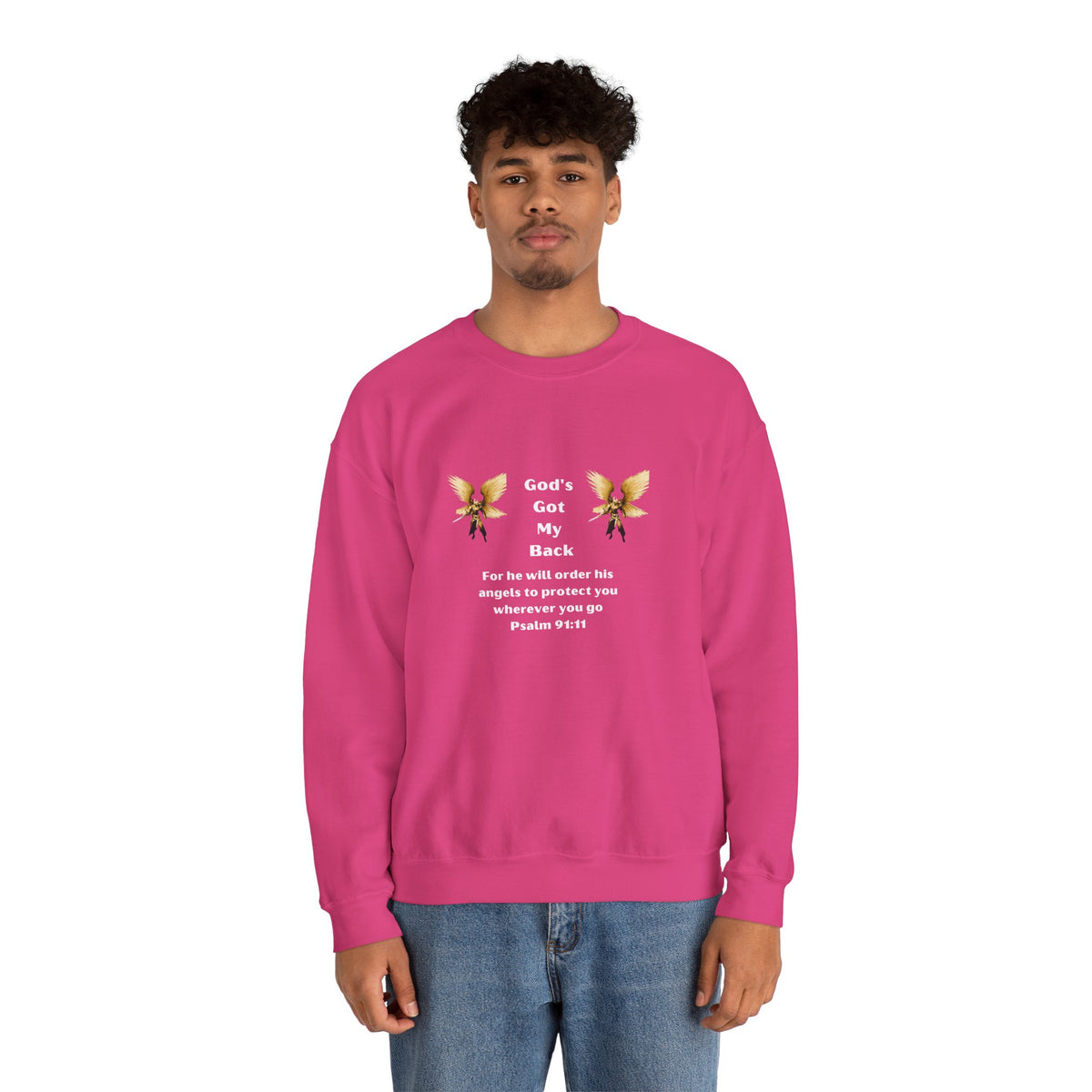 God's Got  My Back Crewneck Sweatshirt