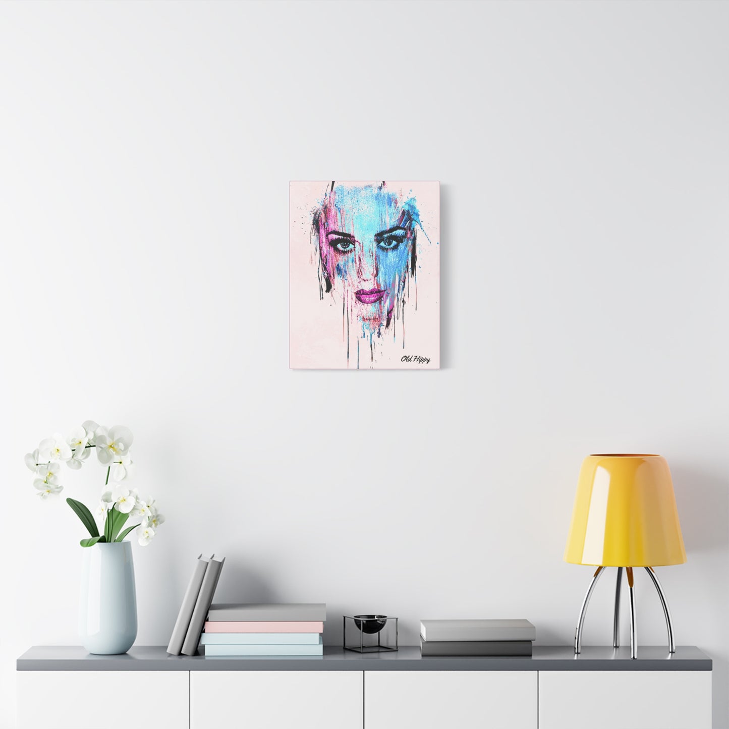 Electric Gaze Canvas Wall Art