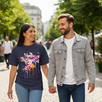 Girl in Color Abstract Tshirt