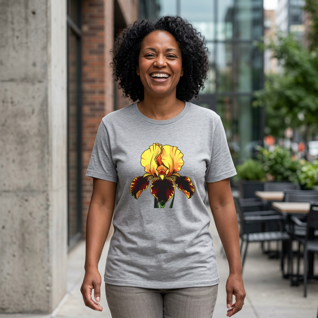 Canna Flower — Botanical Floral -Inspired T-Shirt