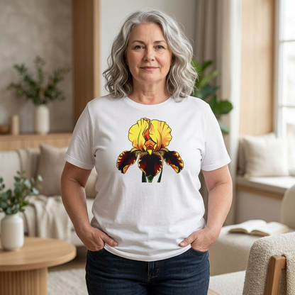 Canna Flower — Botanical Floral -Inspired T-Shirt
