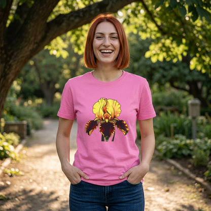 Canna Flower — Botanical Floral -Inspired T-Shirt
