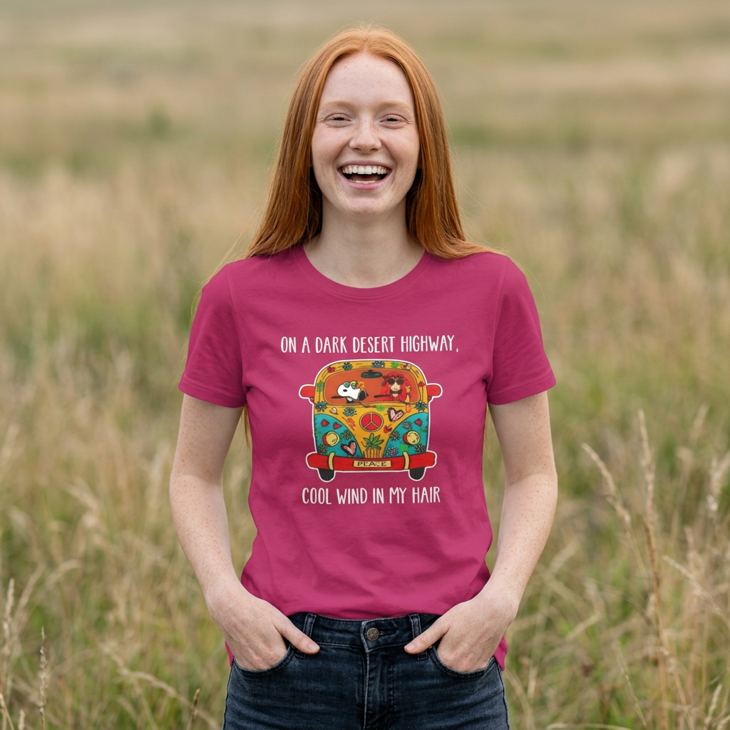 Dark Desert Highway Cool Wind in My Hair TShirt