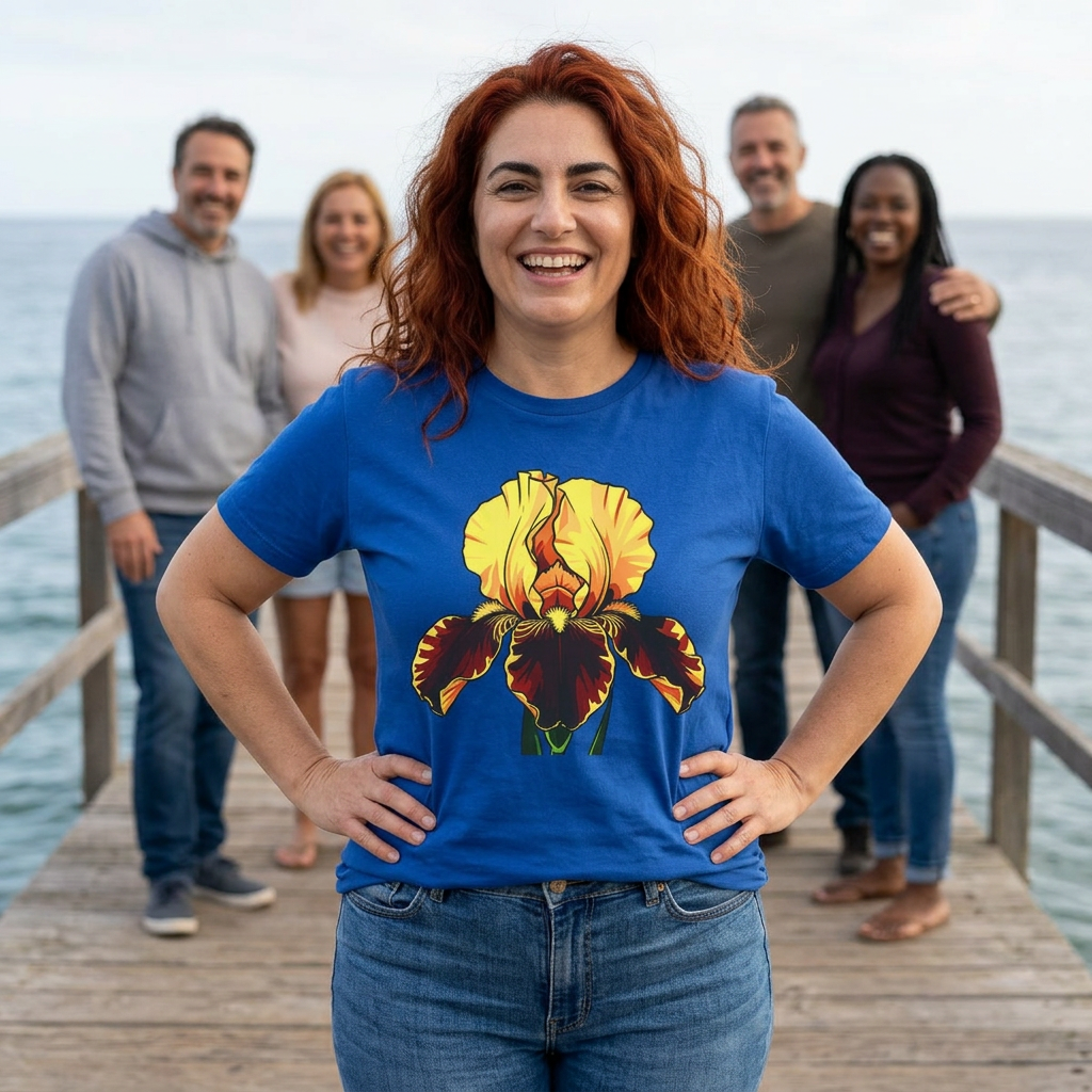 Canna Flower — Botanical Floral -Inspired T-Shirt