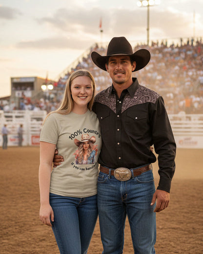 100% Country Softstyle T-Shirt
