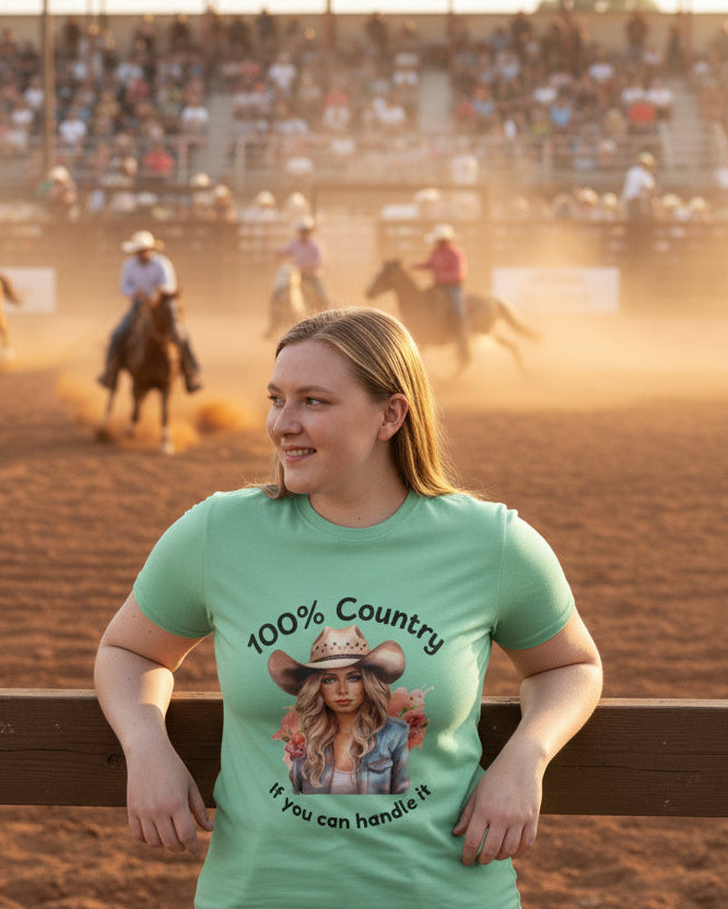 100% Country Softstyle T-Shirt