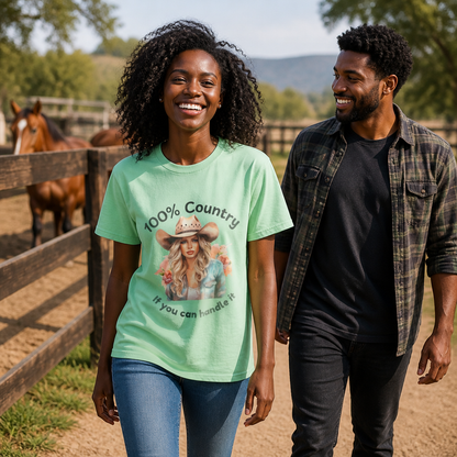 100% Country Softstyle T-Shirt