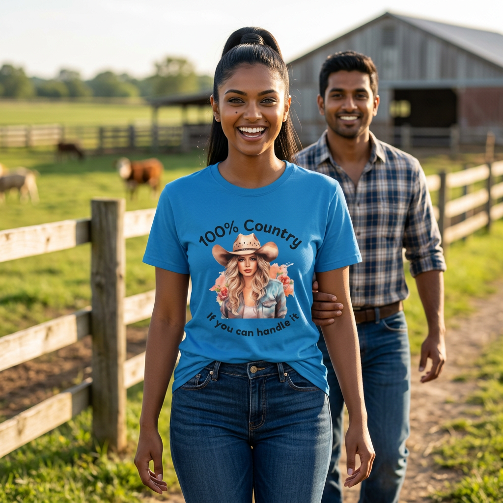 100% Country Softstyle T-Shirt