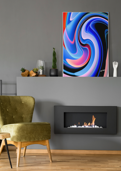 Currents of Creation Archival Giclee Print by Old Hippy