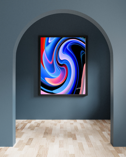 Currents of Creation Archival Giclee Print by Old Hippy