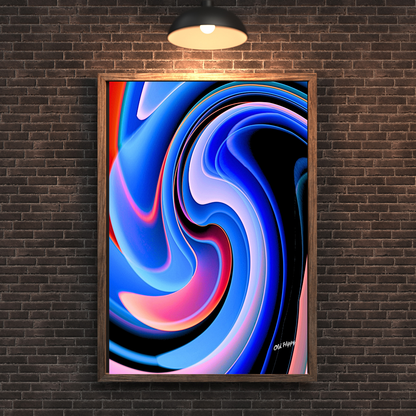 Currents of Creation Archival Giclee Print by Old Hippy