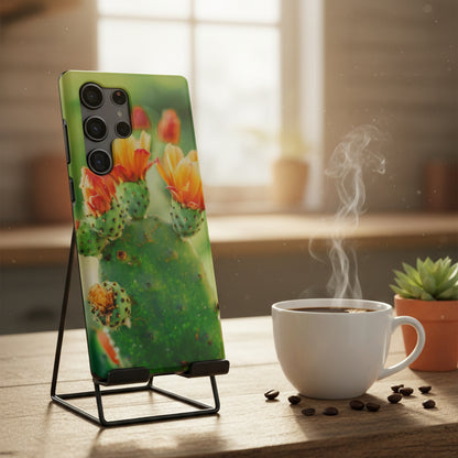 Cactus Bloom Phone Case — Impact-Resistant Floral iPhone Cover