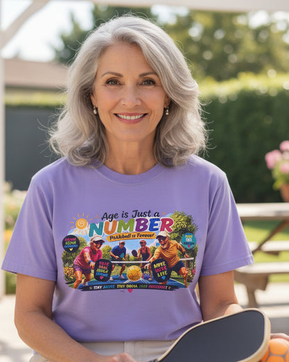 Age Is Just a Number Pickleball Tee Shirt