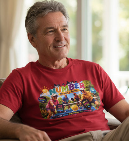 Age Is Just a Number Pickleball Tee Shirt