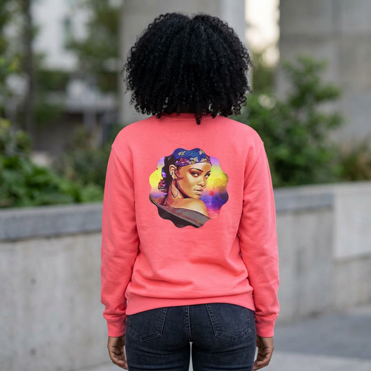 Gypsy Girl Unisex Softstyle Fleece Crewneck Sweatshirt