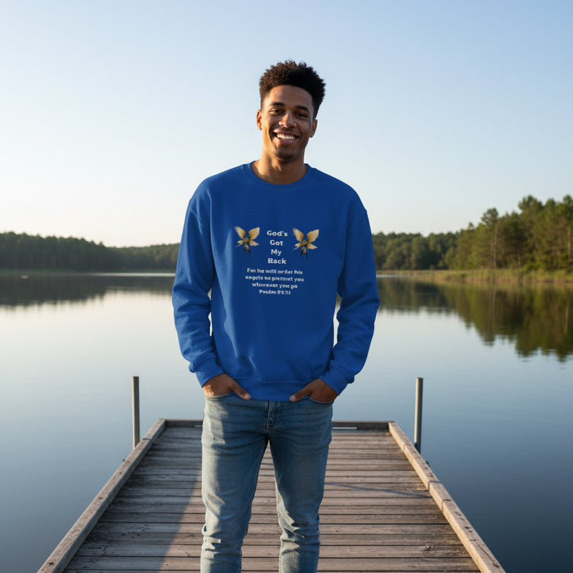 God's Got  My Back Crewneck Sweatshirt