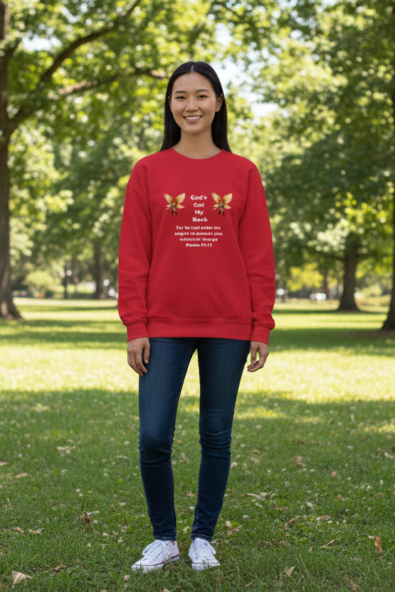 God's Got  My Back Crewneck Sweatshirt