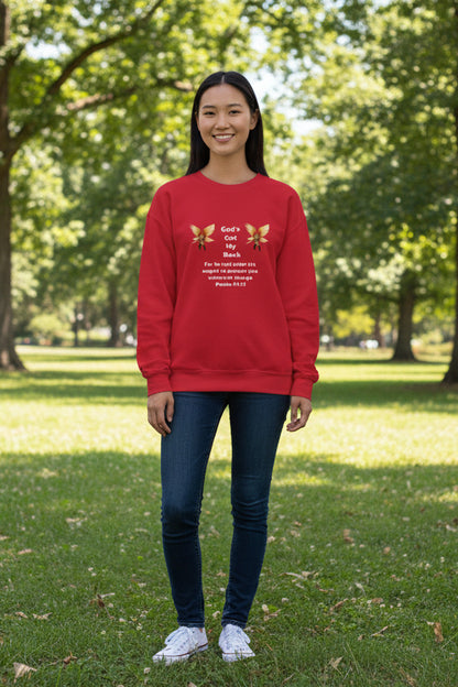 God's Got  My Back Crewneck Sweatshirt