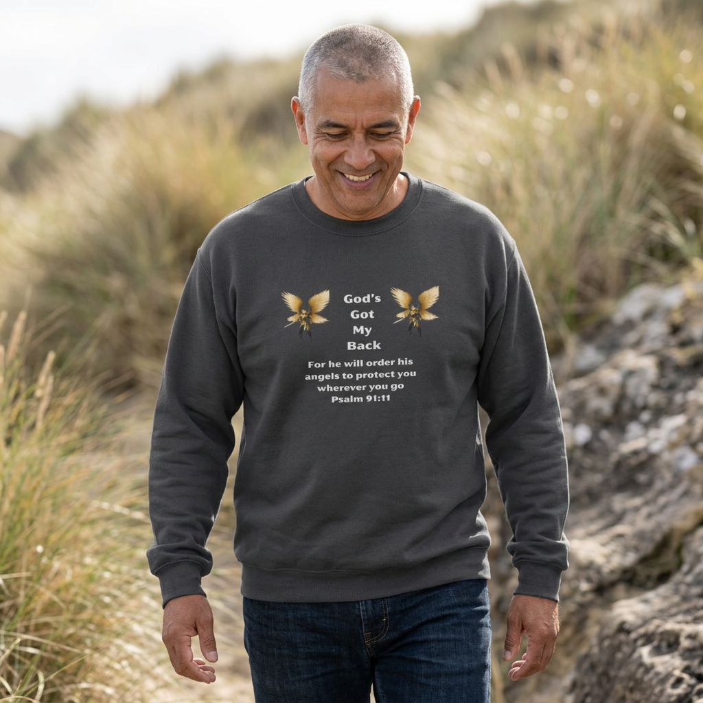 God's Got  My Back Crewneck Sweatshirt