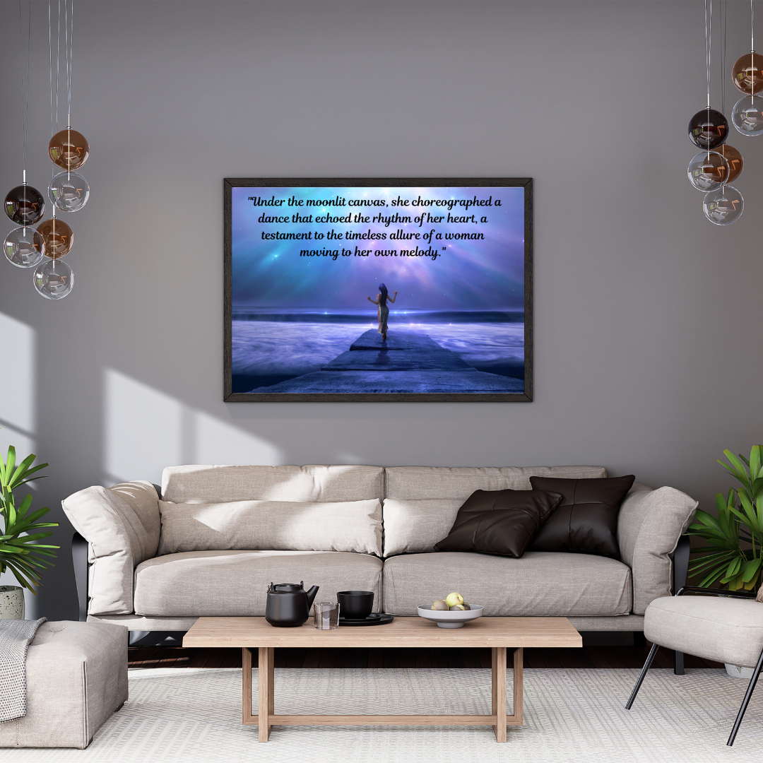 Moving to Her Own Melody Satin and Archival Matte Poster