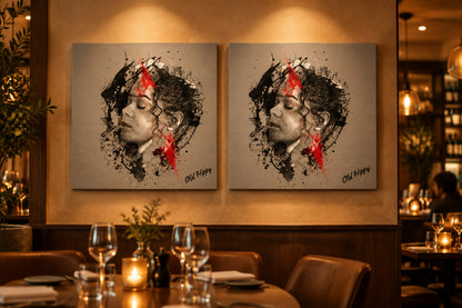 Meditation on Cool Canvas Art