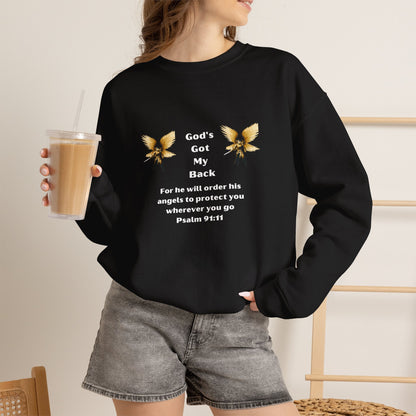 God's Got  My Back Crewneck Sweatshirt