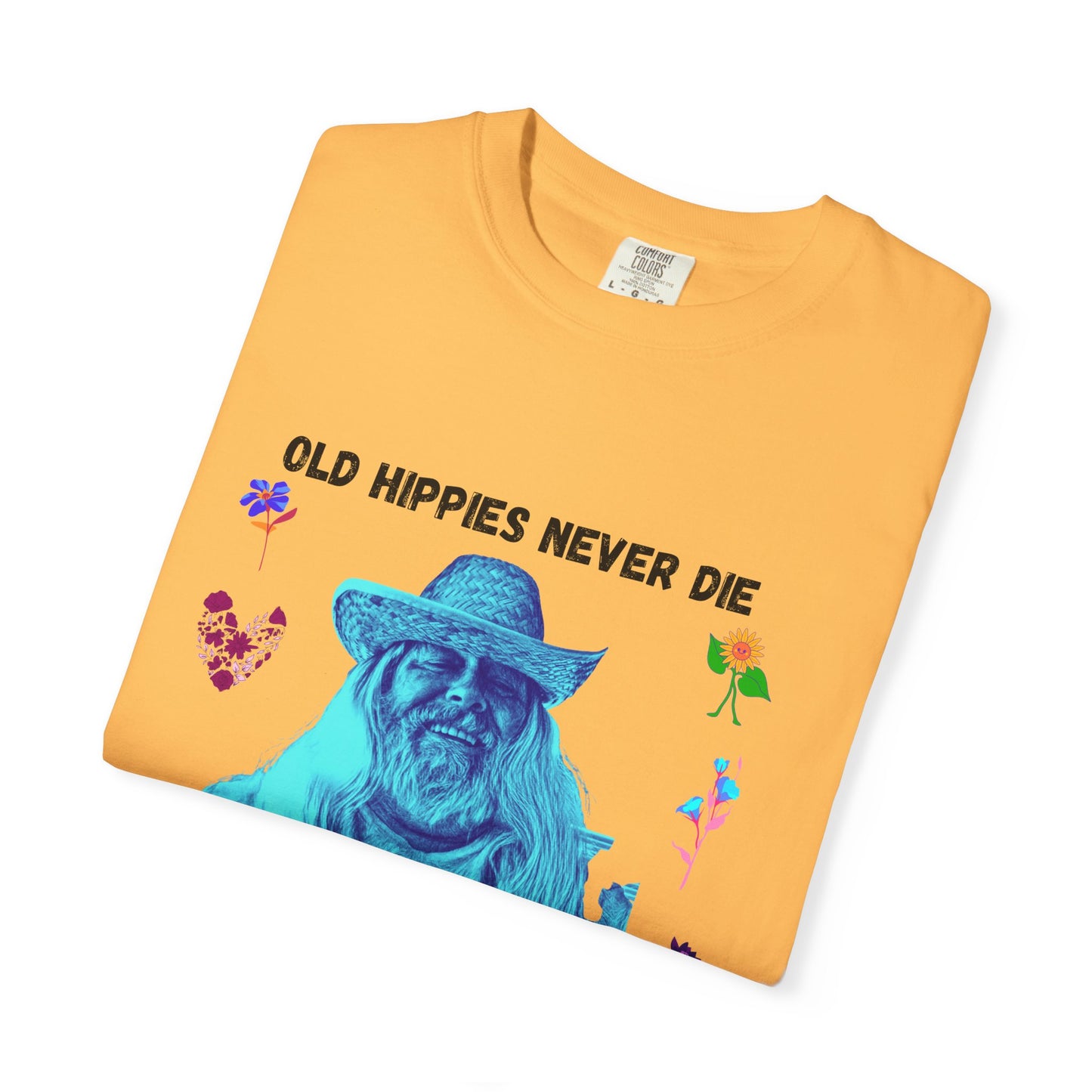 Hippie Grandparent T-Shirt — 'Mark Your Transition from Young Hippie to Hippie Grandparent'