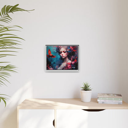 "Where Prayers Become Flight" Framed Canvas Art