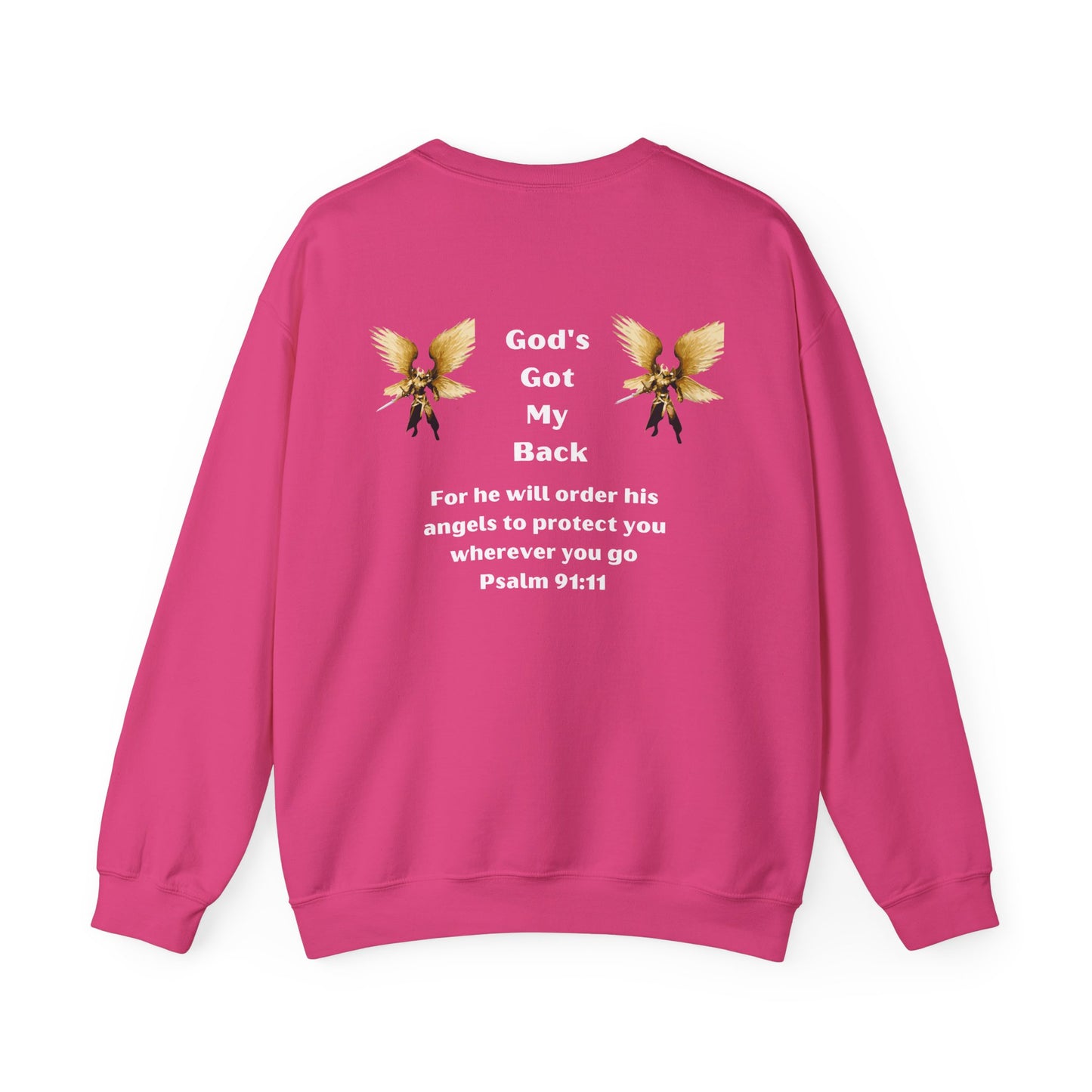 God's Got  My Back Crewneck Sweatshirt