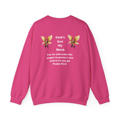 God's Got  My Back Crewneck Sweatshirt