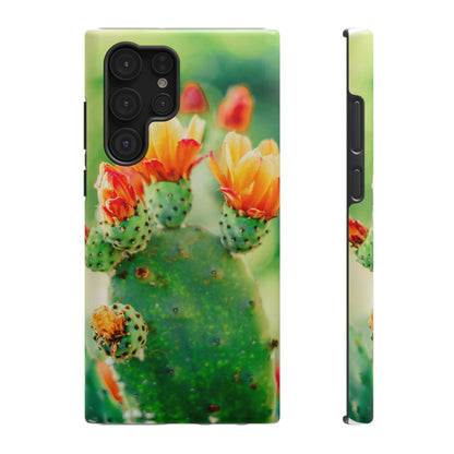 Cactus Bloom Phone Case — Impact-Resistant Floral iPhone Cover