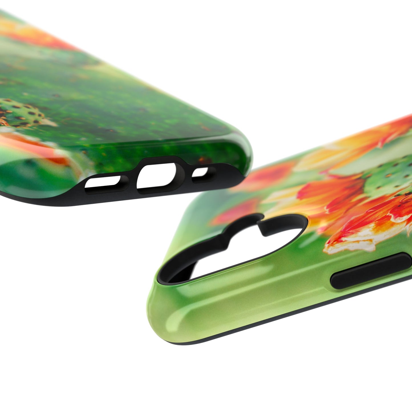 Cactus Bloom Phone Case — Impact-Resistant Floral iPhone Cover