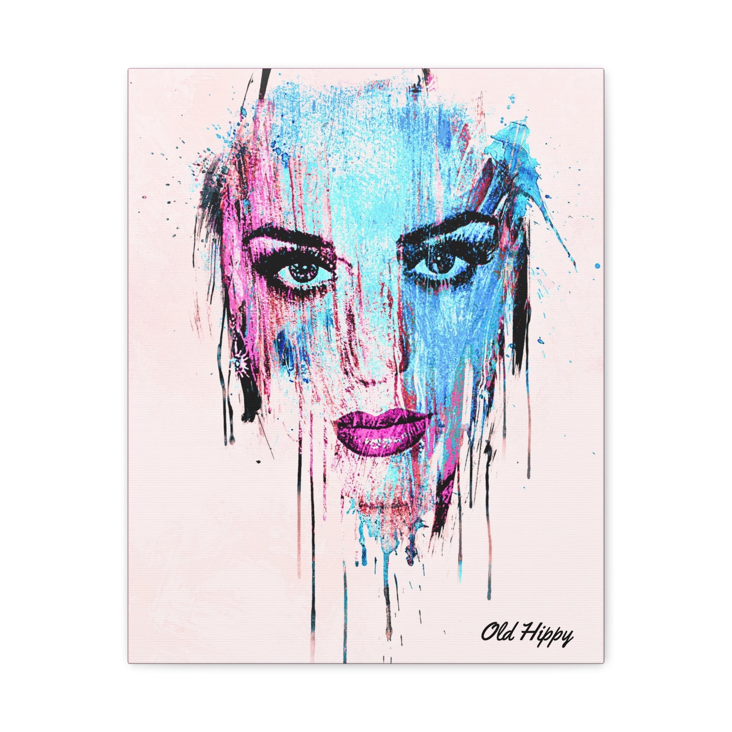Electric Gaze Canvas Wall Art