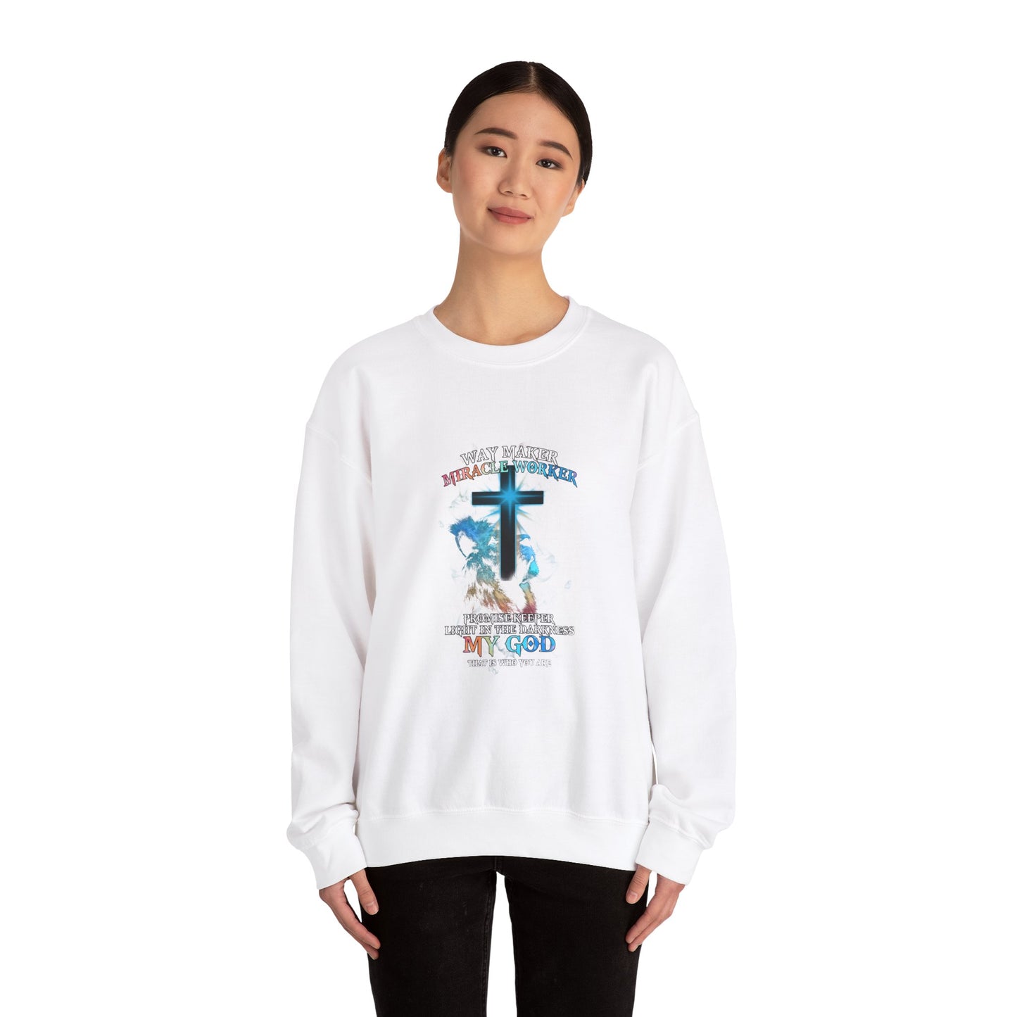 Way Maker Miracle Worker Unisex Crewneck Sweatshirt