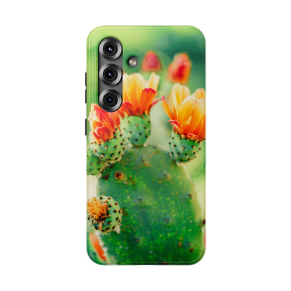 Cactus Bloom Phone Case — Impact-Resistant Floral iPhone Cover
