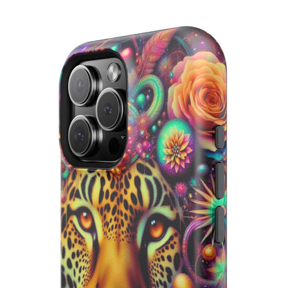Leopard Psychedelic Phone Case — Vibrant Impact-Resistant iPhone Cover