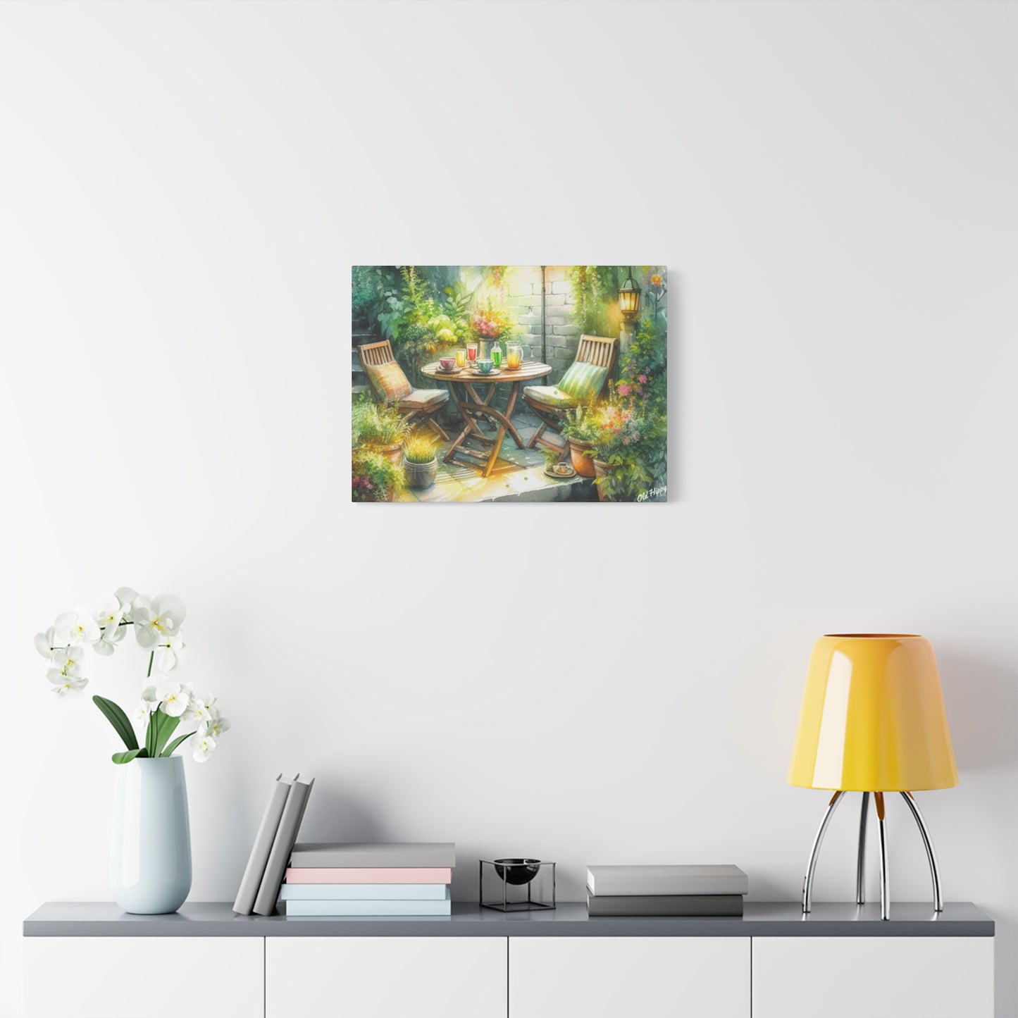 Serene Garden #1 Canvas Wrap
