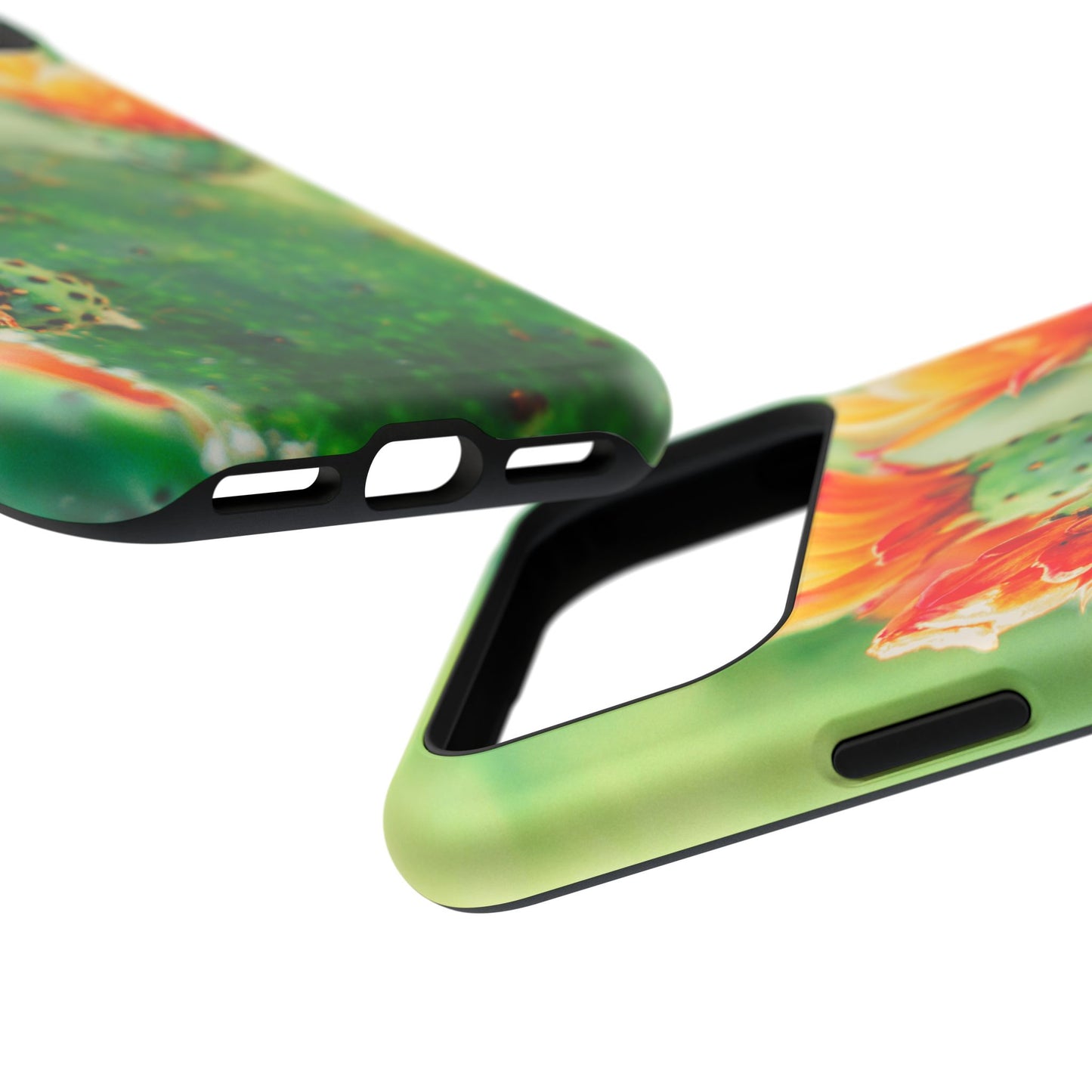 Cactus Bloom Phone Case — Impact-Resistant Floral iPhone Cover