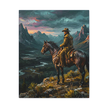 High Country Rider AI Canvas by Old Hippy