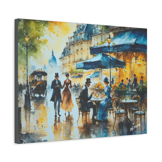 Champagne in Paris Canvas Art
