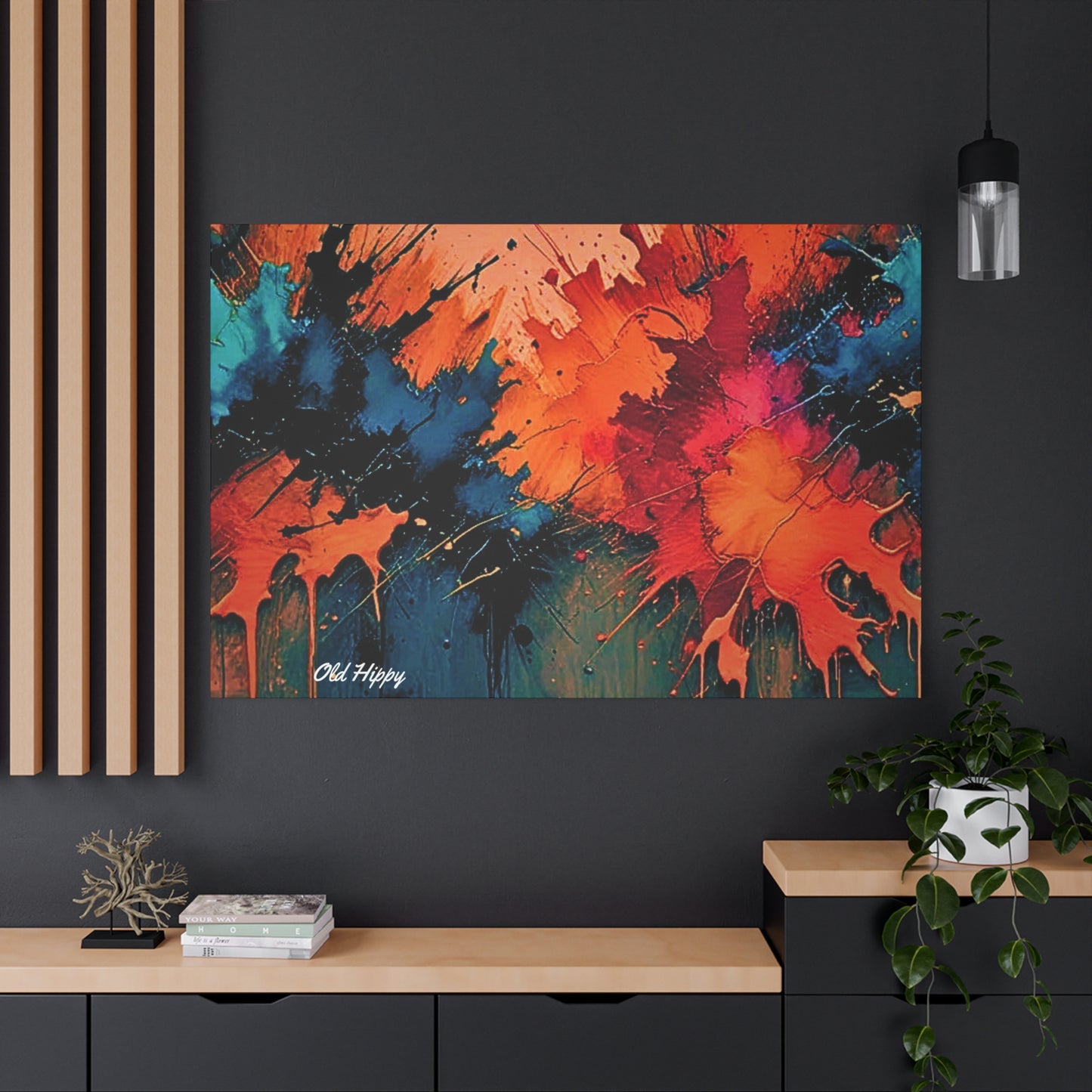 When Love Feels Like Leaving Abstract Canvas Art