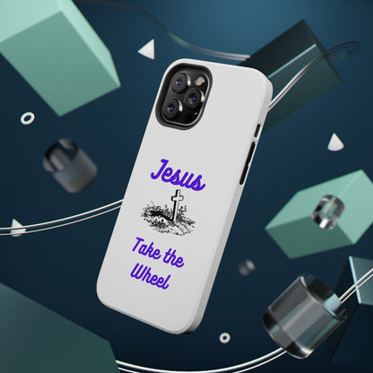 Jesus Take the Wheel Phone Case — Christian Impact-Resistant iPhone Case